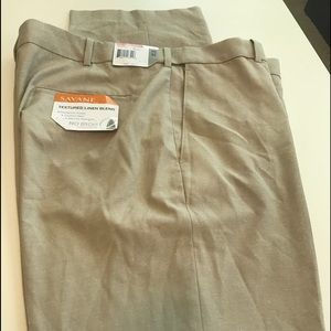 Savane textures linen pants. Size 38 NWT